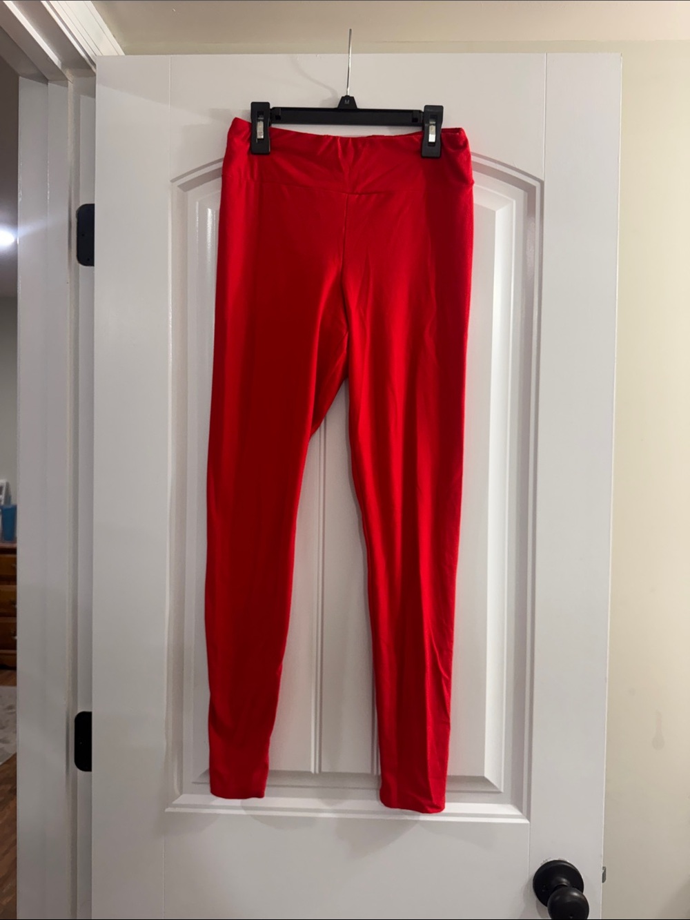 No Boundaries Bright Red Stretch Leggings